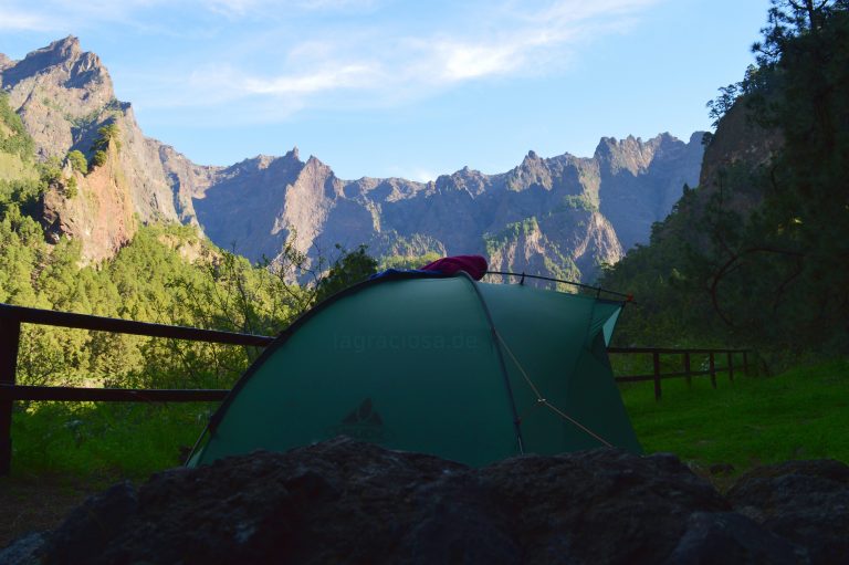 Camping in der Caldera de Taburiente